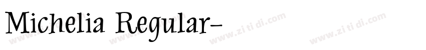 Michelia Regular字体转换